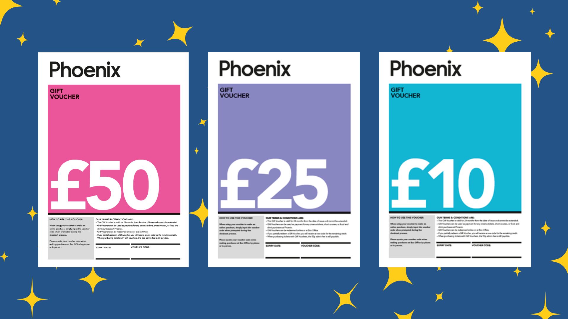 Phoenix Leicester Gift Vouchers